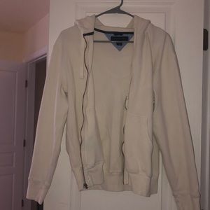 White Tommy Hilfiger zip up
